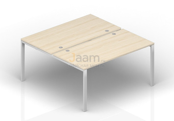 Мебель для персонала Составной стол на 2 рабочих места ST2TG128