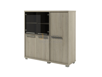Кабинет руководителя Офисный шкаф трёхсекционный Z-33-02 правый
