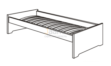 Мебель для гостиниц Кровать на металлическом основании R5528