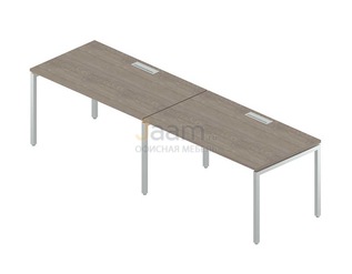 Мебель для персонала Двойная группа столов с люком RP-2.1(x2)+F-34