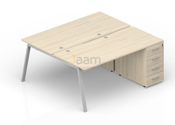 Мебель для персонала Составной стол с приставными тумбами (4 громмета) AR2TPG148N072