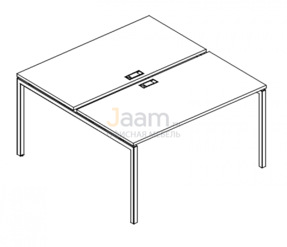 Мебель для персонала Рабочая станция на металлокаркасе DUE Б2 171 БП