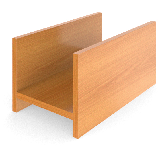 Подставка под системный блок Авантаж В-860 254x448x222 (Миланский орех)