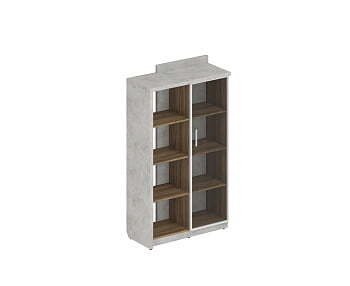 Шкаф (Комплект № 4 Wood&Stone СФ-534102 + СФ-535514 1037x454x1770