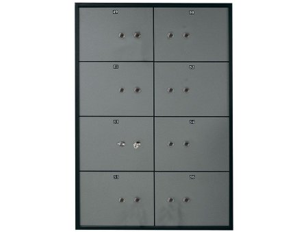 Блок депозитных ячеек VALBERG DB-8.DGL (Серый/Графит)