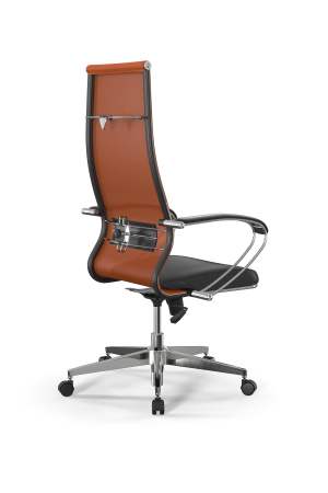 Кресло для руководителя Метта Sit 10 B1-163K - T+Extra /Km00/Wm12/K1cL(M09.B22.G18.W02) (Черный | Оранжевый)