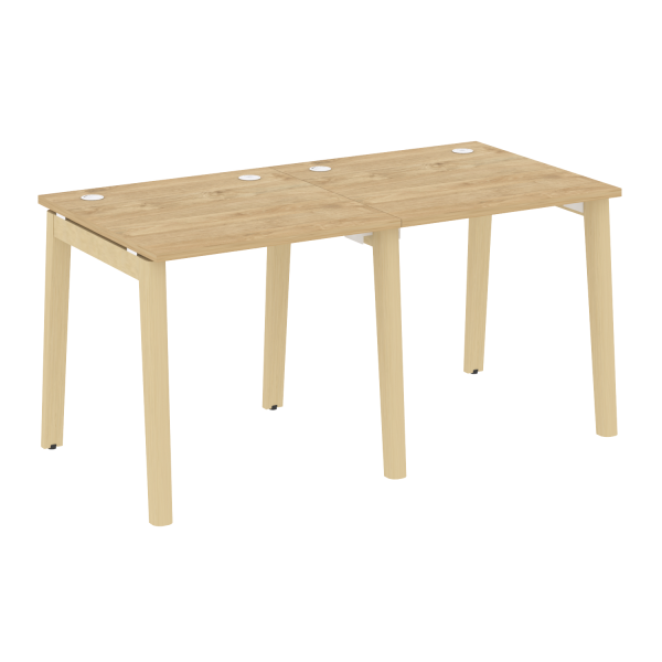 Рабочая станция на деревянных опорах Onix Wood OW.RS-2.0.8 1560x800x750