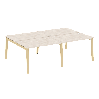 Рабочая станция на деревянных опорах Onix Wood OW.D.RS-4.2.8 2360x1635x750