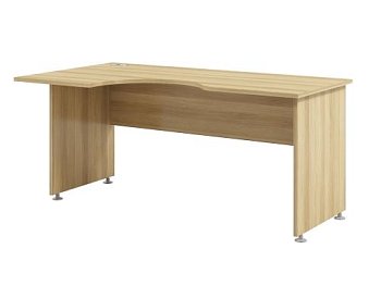 Стол левый с заглушкой кабель-канала Space S-46л 1600x900x730