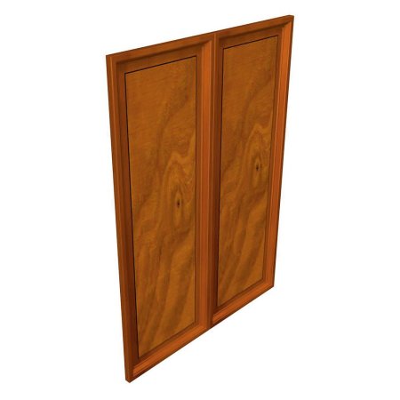 Двери средние (пара) Art&Moble 01182 900x0x1250 (Шпон корня оливы)