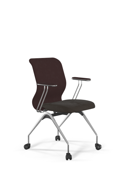Кресло для руководителя Метта Sit 8 Mr4-4T - Vivaldi /Uh00/Wh12/T4mV-c(F53.W02) (Темно-коричневый)