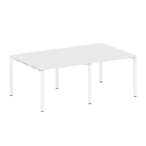 Переговорный стол 2 столешницы Metal System Style БП.ПРГ-2.1 2000x1235x750