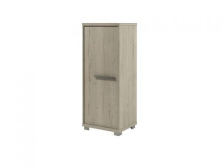 Гардероб Vestar Z-31-02 628x500x1538 (Дуб Галифакс белый/Бетон Чикаго)