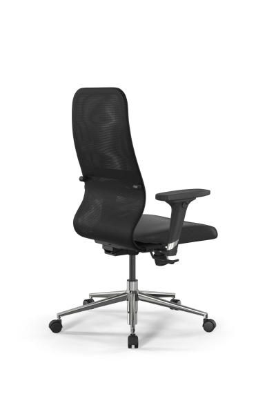 Кресло для руководителя Метта SynchroSit 8 B2-9D - X2+Extra /Uh00/Wh12/D02P(M25.B23.G18.W02) (Черный)