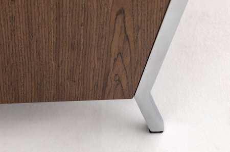 VISPO Диван 2-местный (ОРЕХ/ЧЕРНЫЙ)