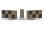 Набор стеллажа 2-х сторонний, 2 яруса SN.NSD-241 (1488х400х881)