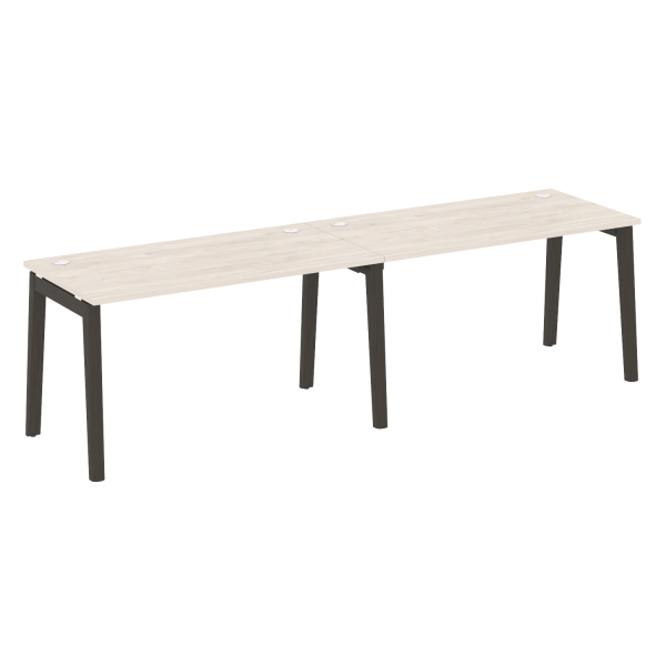 Рабочая станция на деревянных опорах Onix Wood OW.RS-2.3.7 2760x720x750