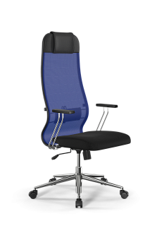 Кресло для руководителя Метта Sit 10 B1-111T - X2+UMF(X1) /Ub00/Wh00/T1bp-c(M09.B23.G18.W01)