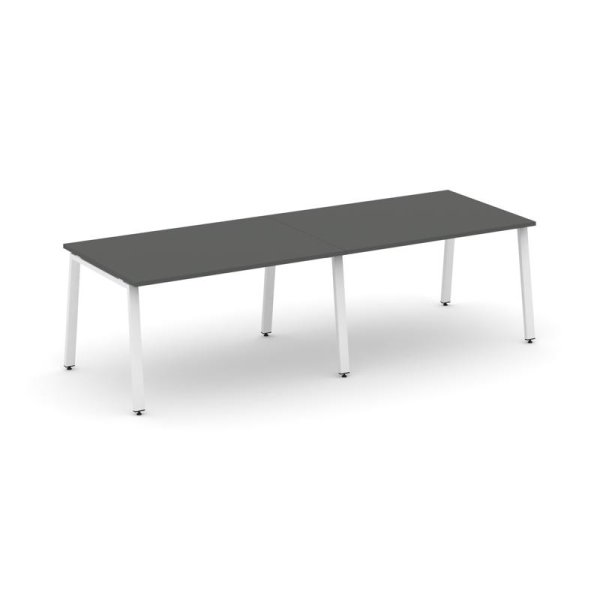 Стол переговорный SN-6A.SPRG-014.3 (3160х980х750) (Антрацит/Металл Белый)