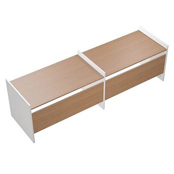 Рабочая станция на опорах ДСП (2х160) Profiquadro КВ 1209-2 БВ 3275x806x835