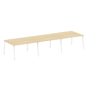 Стол для переговоров (3 столешницы) на А-образном м/к Metal System Style БА.ПРГ-3.3 4200x1235x750