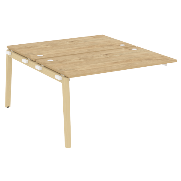Наборный элемент рабочей станции на деревянных опорах Onix Wood OW.2.NRS-3.8 1380x1635x750