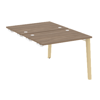Стол-приставка двойной на деревянных опорах Onix Wood OW.D.SPR-1.7 980x1475x750
