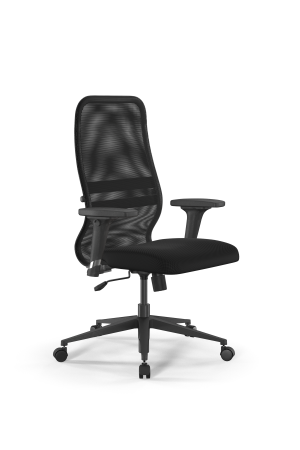 Кресло для руководителя Метта Sit 8 B2-8D - X1+UMF(X1) /Uh00/Wh00/D02P(M09.B11.G19.W02) (Черный)