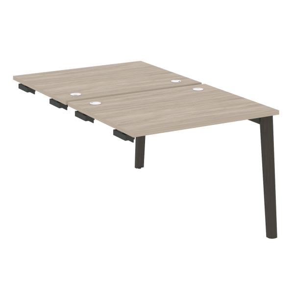 Стол-приставка двойной на деревянных опорах Onix Wood OW.D.SPR-1.8 980x1635x750