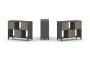 Набор стеллажа 1 сторонний, 2 яруса SN.NS-231 (1121х400х881)