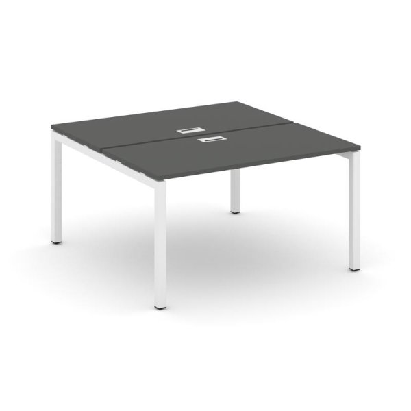 Рабочая станция 2-х сторонняя SN-5P.DRS-001 (980х1232х750) (Антрацит/Металл Белый)