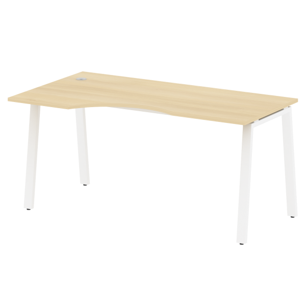 Стол криволинейный левый Metal System Style БА.СА-1 Л 1600x900x750