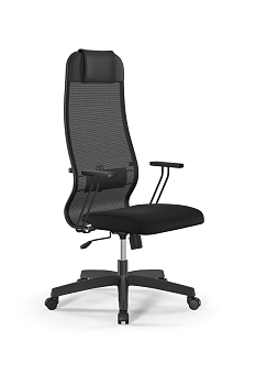 Кресло для руководителя Метта Sit 10 B1-111T - X2+UMF(X1) /Ub00/Wh00/T1bp-b(M09.B02.G15.W01)