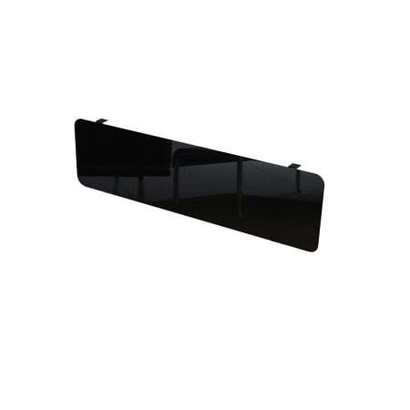 10ЭН.010.1 Экран подстольный HPL (1200x4x300) (Черный глянец металл HPL/Черный)