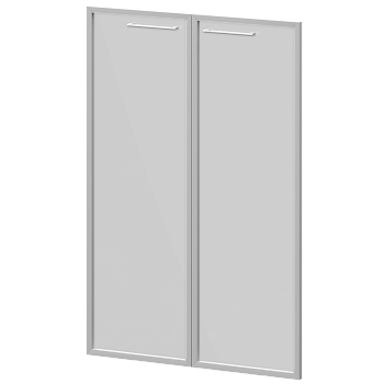 Фасады рамочные стеклянные Кортез KZF-38RS(Б) 784x20x1158