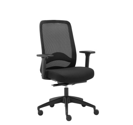 CAROT AS Кресло рабочее slide ЧЕРНЫЙ