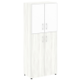Шкаф для документов со стеклом белым LT.ST-1.7 R white