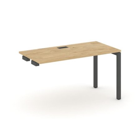Стол-приставка к опорным элементам SN-5P.OPRS-003 (1380х600х750) (Тиквуд Светлый/Металл Антрацит)