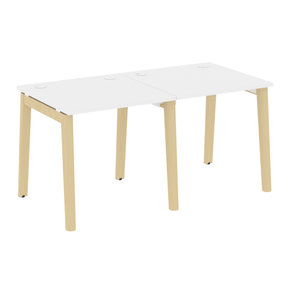 Рабочая станция на деревянных опорах Onix Wood OW.RS-2.0.8 1560x800x750