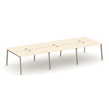 Рабочая станция 6 мест ES.D.RS-6.3-LP (4140х1500х750)