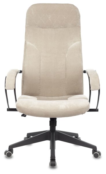 Кресло руководителя CH-608Fabric песочный Light-21 крестов. пластик