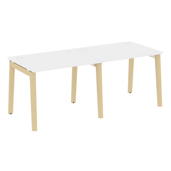 Рабочая станция на деревянных опорах Onix Wood OW.RS-2.1.8 1960x800x750