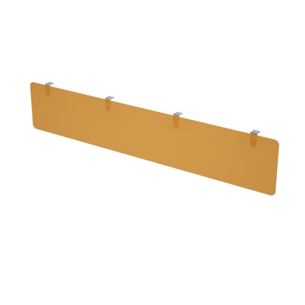 Экран подстольный оргстекло Gloss 9НЭК.030.1 Оранжевый 1600x4x300 (Ivory)